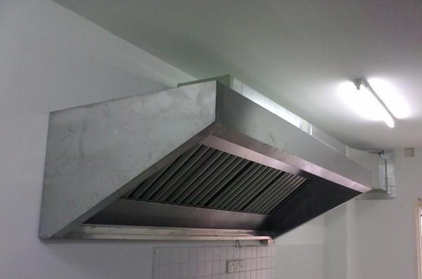 lắp đặt hệ thống chụp hút khói