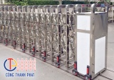 Đơn vị gia công và lắp đặt cổng xếp inox 304 uy tín nhất