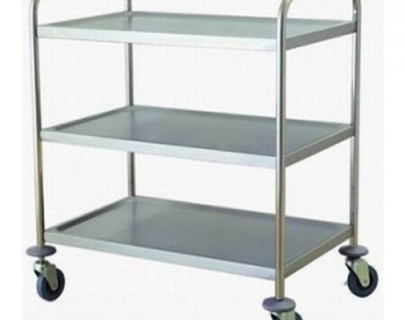 XE ĐẨY INOX 3 TẦNG