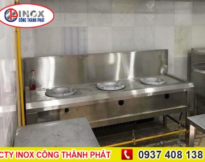 Bếp Khè Inox 3 Họng